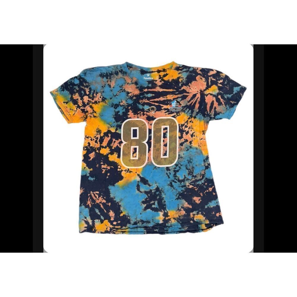 St. Louis Rams Isaac Bruce Hall Of Fame Tie-Dye Tee